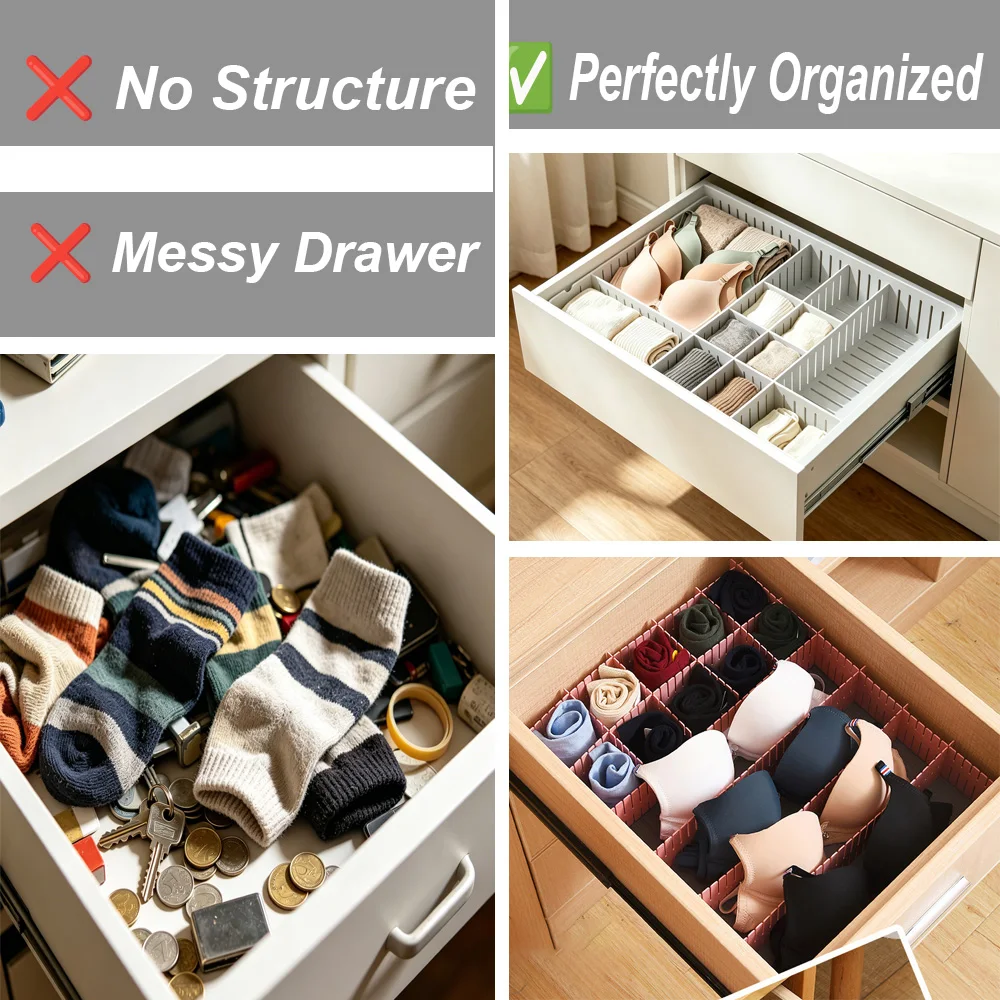 Adjustable Drawer Divider Organizer Expandable Closet Storage Separator Partition Kitchen Drawer Tool
Adjustable Drawer Divider Organizer Expandable Closet Storage Separator Partition Kitchen Drawer Tool