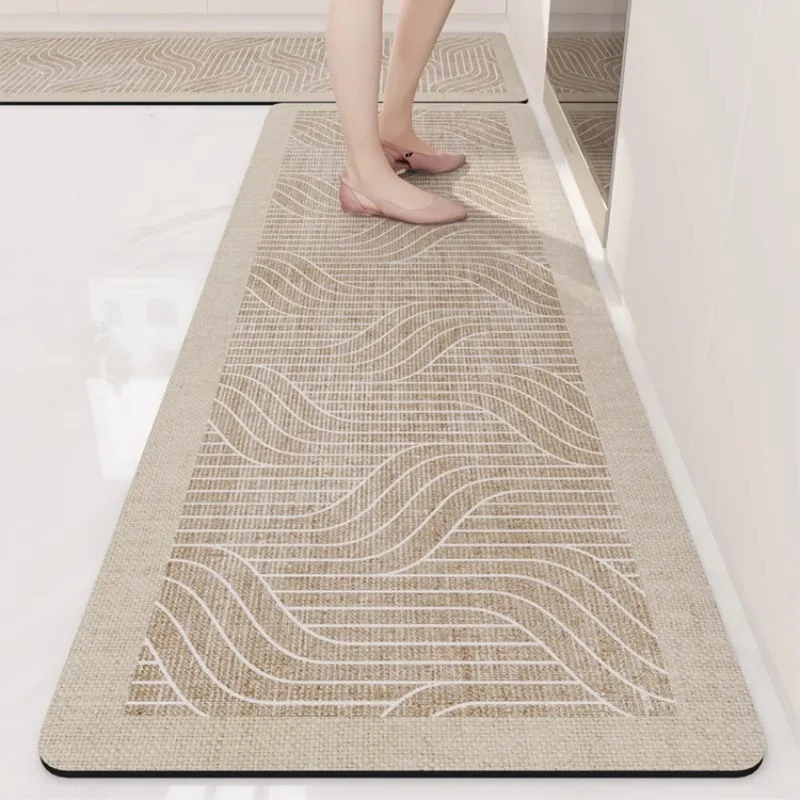 Kitchen Floor Mat Non-slip Waterproof Oil-proof Carpet Minimalist Imitation Texture Line Rug Long Size Home Decoration Foot Mats
Kitchen Floor Mat Non-slip Waterproof Oil-proof Carpet Minimalist Imitation Texture Line Rug Long Size Home Decoration Foot Mats