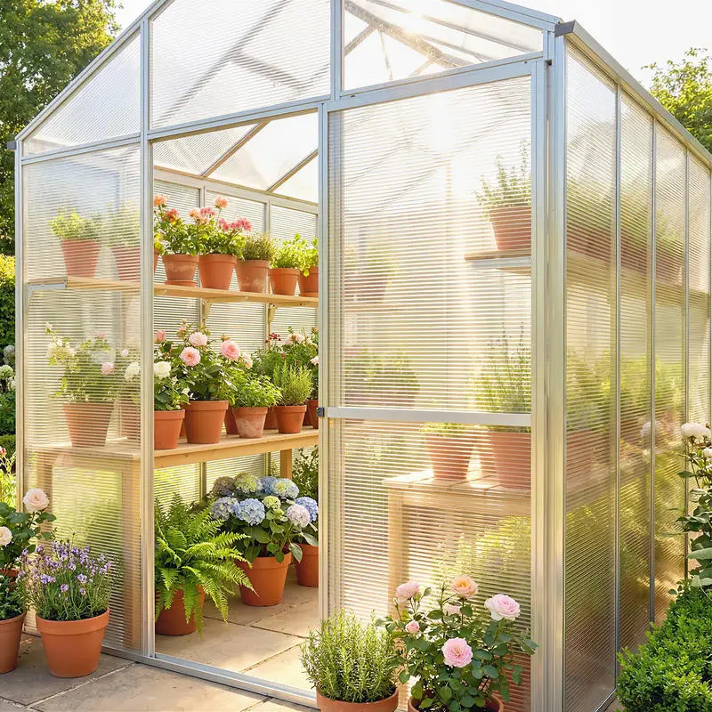 Polycarbonate Greenhouse Panels UV Protected Twin-Wall Polycarbonate Sheet 47.2" x 23.6" 10 Pack Clear
Polycarbonate Greenhouse Panels UV Protected Twin-Wall Polycarbonate Sheet 47.2" x 23.6" 10 Pack Clear
