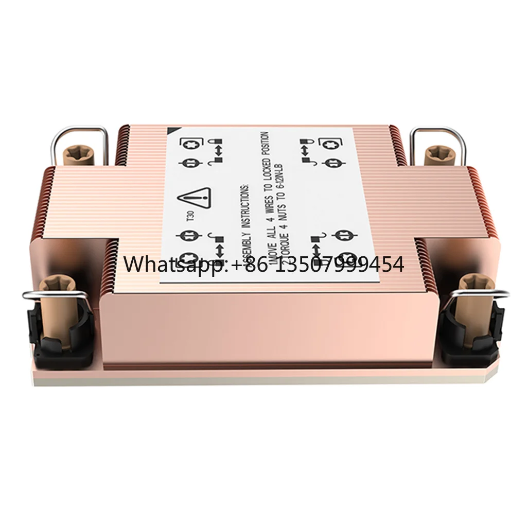 Fanless Server CPU Cooler 1U LGA 4189 Copper Fin VC Heatsink Vapor Chamber Passive Cooling for AI Data Center
Fanless Server CPU Cooler 1U LGA 4189 Copper Fin VC Heatsink Vapor Chamber Passive Cooling for AI Data Center