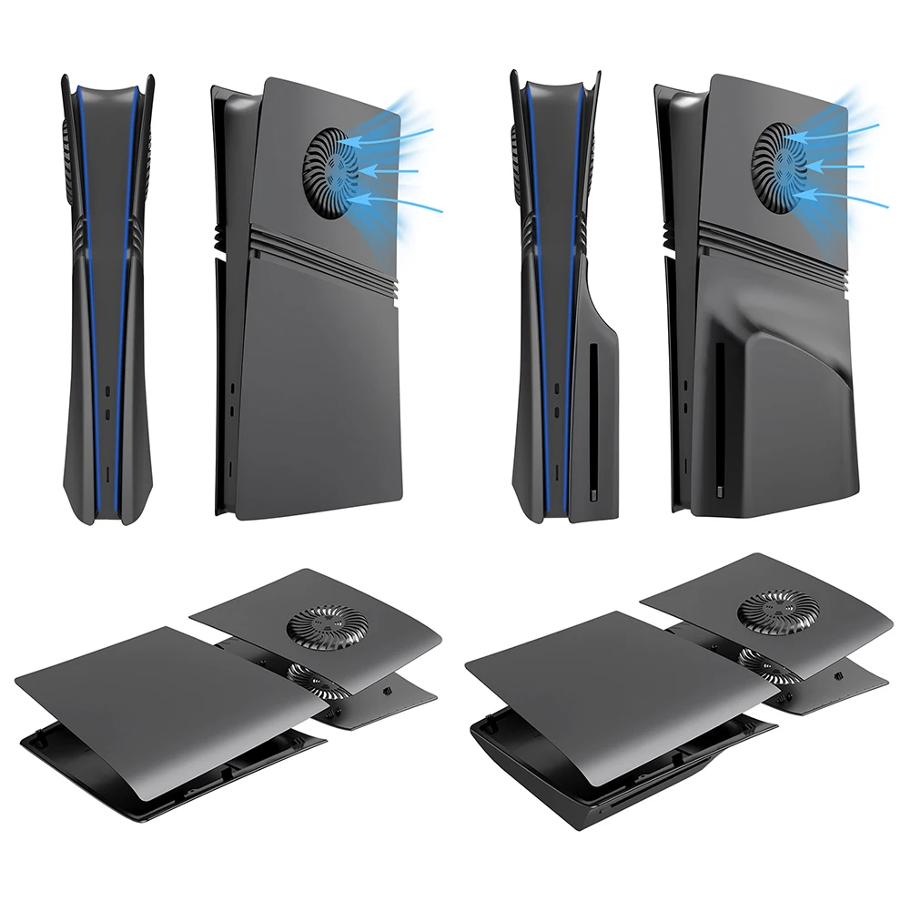 Pro Plates for Digital Disc Edition Dustproof Shockproof with Cooling Vent ABS Hard Side Panel Shell Replacement for PS5 Pro
Pro Plates for Digital Disc Edition Dustproof Shockproof with Cooling Vent ABS Hard Side Panel Shell Replacement for PS5 Pro