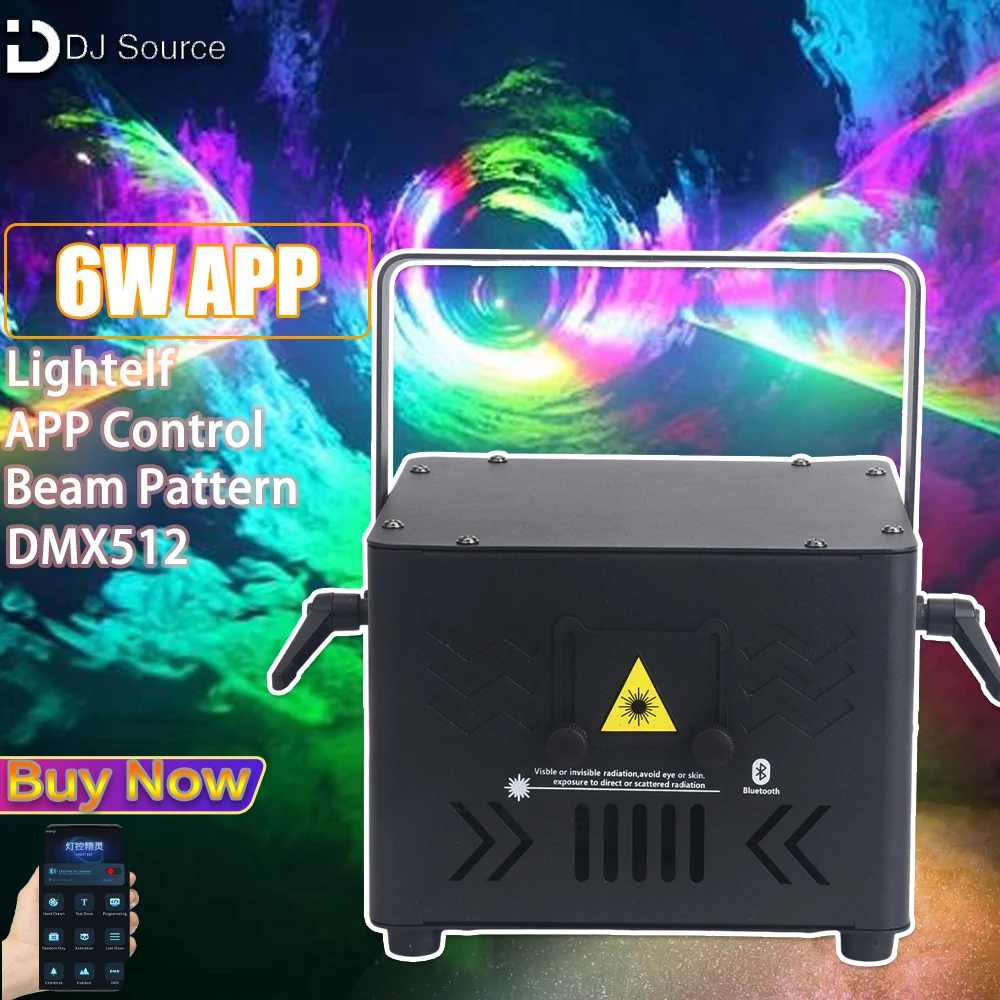 New Product 6W RGB Laser Light With Bluetooth APP Control DMX512 For DJ Disco Club 3D Animation Laser Projector Stage Effect
New Product 6W RGB Laser Light With Bluetooth APP Control DMX512 For DJ Disco Club 3D Animation Laser Projector Stage Effect