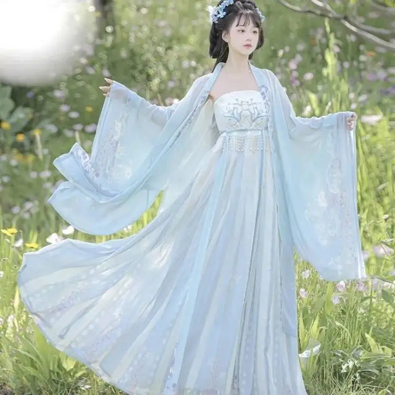 Vintage Hanfu Dress Women Ancient Chinese Style Traditional Retro Female Fairy Cosplay Costume Summer Dress Hanfu Sets For Women
Vintage Hanfu Dress Women Ancient Chinese Style Traditional Retro Female Fairy Cosplay Costume Summer Dress Hanfu Sets For Women
