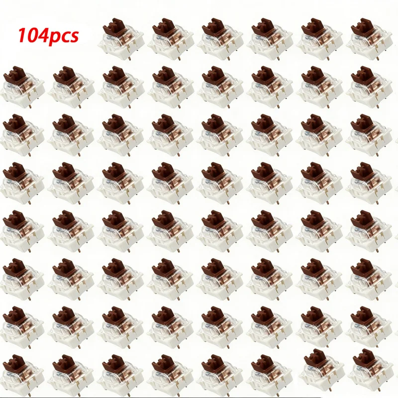 ITLY104pcs welding hot swappable universal three pin shaft black, red, green, tea green shaft silent dustproof red shaft
ITLY104pcs welding hot swappable universal three pin shaft black, red, green, tea green shaft silent dustproof red shaft