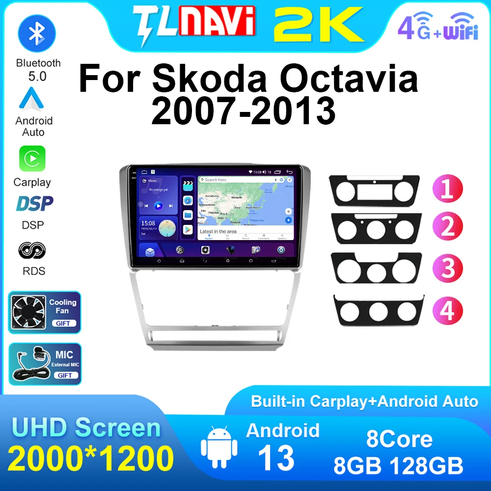 TL7plus 10.1 Inch QLED 2000*1200 Screen Carplay Radio For Skoda Octavia 2007 - 2013 Car DVD Multimedia GPS Navigation System
TL7plus 10.1 Inch QLED 2000*1200 Screen Carplay Radio For Skoda Octavia 2007 - 2013 Car DVD Multimedia GPS Navigation System