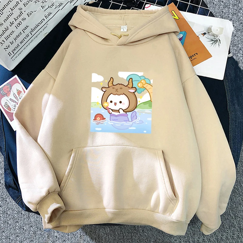 Constellation Kawaii Peach Cat and Grey Capricornus Hoodie Cartoon Pattern Warm Winter Clothes Women Couple Printed Pullover
Constellation Kawaii Peach Cat and Grey Capricornus Hoodie Cartoon Pattern Warm Winter Clothes Women Couple Printed Pullover