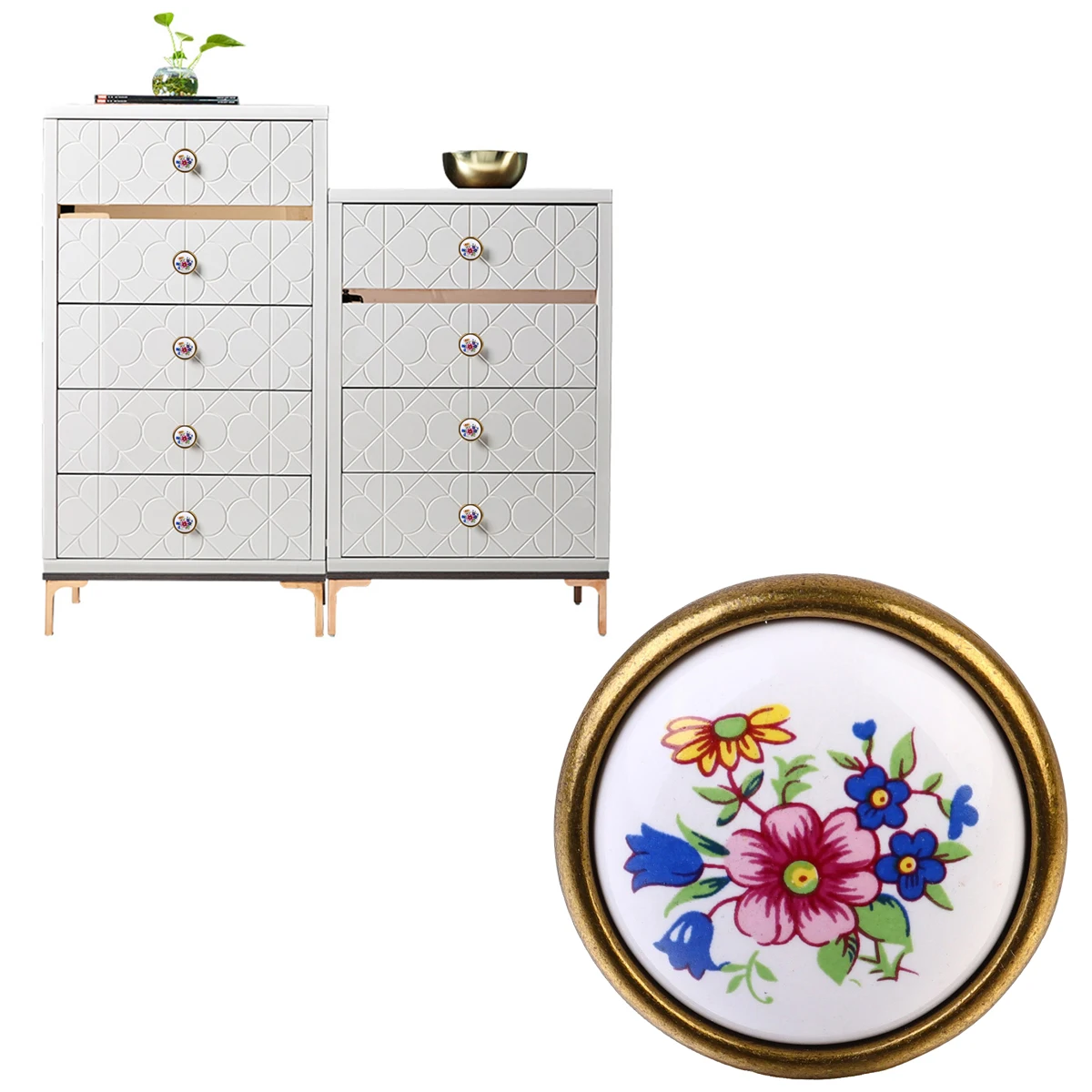 4Pcs Blue Flower Pull Handle Solid Base Cabinet Knob for Drawer Wardrobe Cupboard Desk Bookcase Furniture Cabinet Knob
4Pcs Blue Flower Pull Handle Solid Base Cabinet Knob for Drawer Wardrobe Cupboard Desk Bookcase Furniture Cabinet Knob