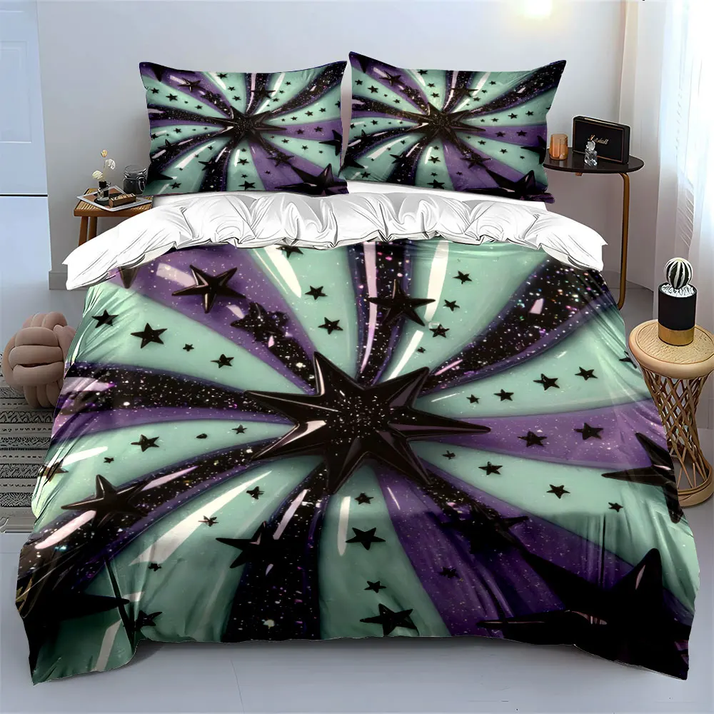 "Starry Design Decorative Set" Soft Comfortable Duvet Cover Bedding Set Included 1*Duvet Cover & 2*Pillowcases, gift
"Starry Design Decorative Set" Soft Comfortable Duvet Cover Bedding Set Included 1*Duvet Cover & 2*Pillowcases, gift