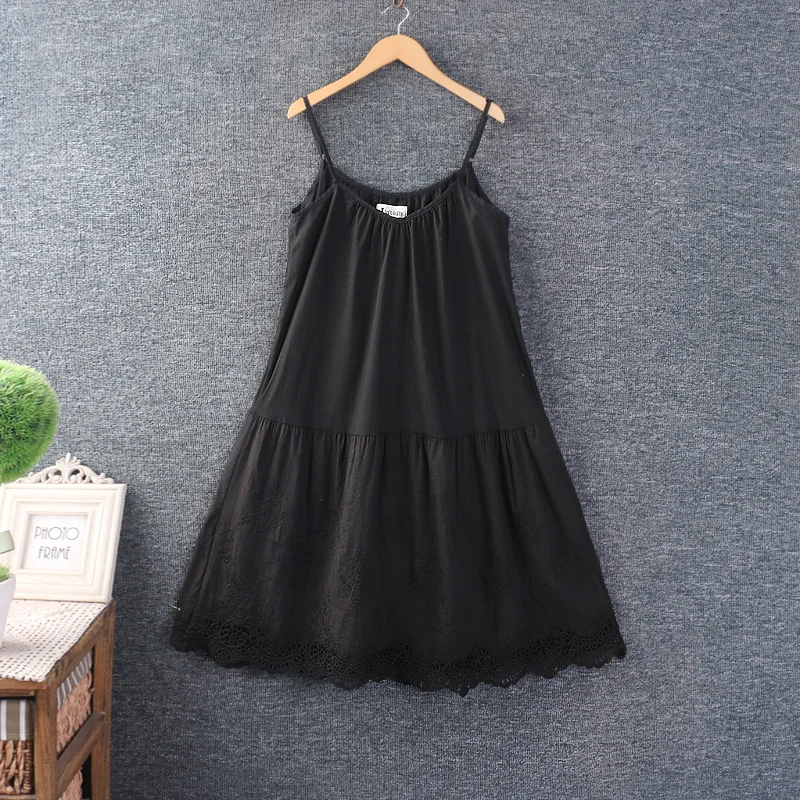 Summer New Japanese Mori Girl Embroidery Hem Cotton Skirts Women Solid Color Spaghetti Strap Tank Tops
Summer New Japanese Mori Girl Embroidery Hem Cotton Skirts Women Solid Color Spaghetti Strap Tank Tops