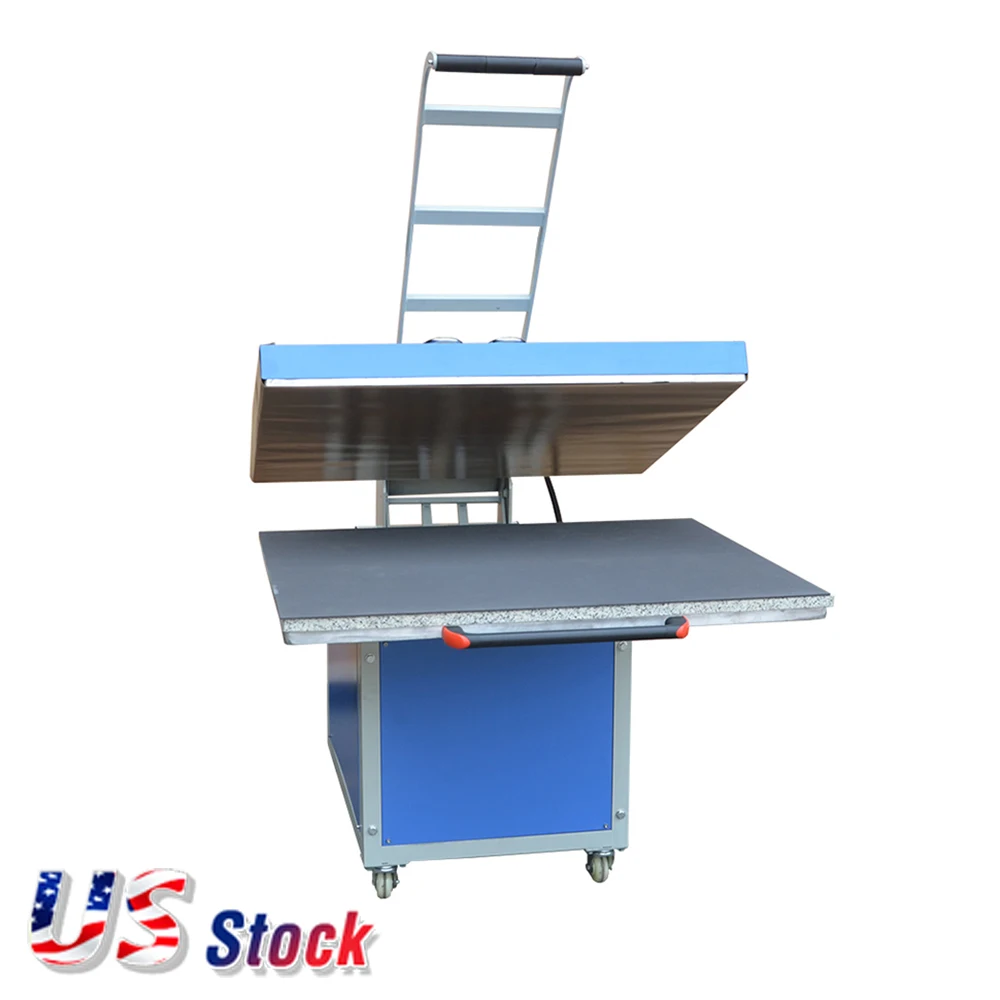 US Stock Qomolangma 31in x 39in Large Format Manual Operation Hand Force Textile Thermo Transfer Heat Press Machine 220V 1P 30A
US Stock Qomolangma 31in x 39in Large Format Manual Operation Hand Force Textile Thermo Transfer Heat Press Machine 220V 1P 30A