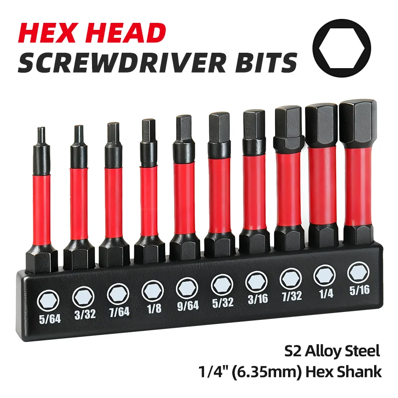 50-100mm H1.5-H8 Hex Head Allen Wrench Bit Set Magnetic Screwdriver Drill Bit Metric Imperial SAE Quick Release 1/4in Hex Shank
50-100mm H1.5-H8 Hex Head Allen Wrench Bit Set Magnetic Screwdriver Drill Bit Metric Imperial SAE Quick Release 1/4in Hex Shank