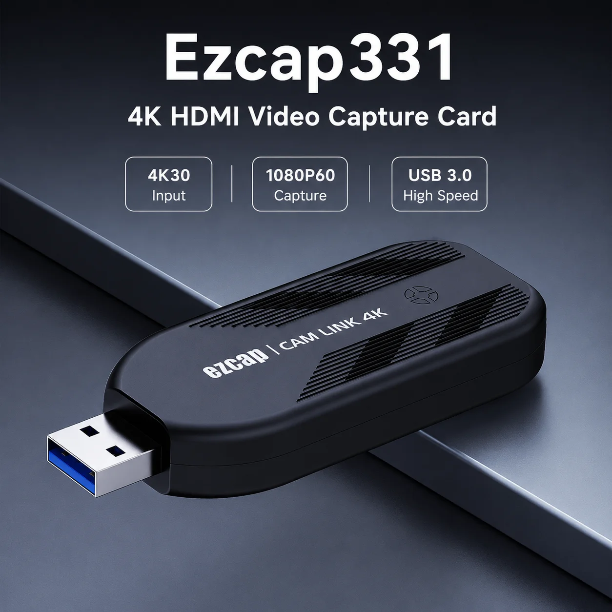 Ezcap331 4K HDMI Video Capture Card USB3.1 1080P60 Game Recorder for DSLR Camera PS5 Xbox Switch OBS LiveStreaming Video Grabber
Ezcap331 4K HDMI Video Capture Card USB3.1 1080P60 Game Recorder for DSLR Camera PS5 Xbox Switch OBS LiveStreaming Video Grabber