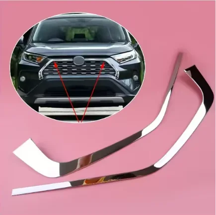 2Pcs Car Chrome Stainless steel Front Grill Grille Cover Decorative Trim Strips Mouldings Fit for Toyota Rav4 2019-2023 XA50 yh
2Pcs Car Chrome Stainless steel Front Grill Grille Cover Decorative Trim Strips Mouldings Fit for Toyota Rav4 2019-2023 XA50 yh