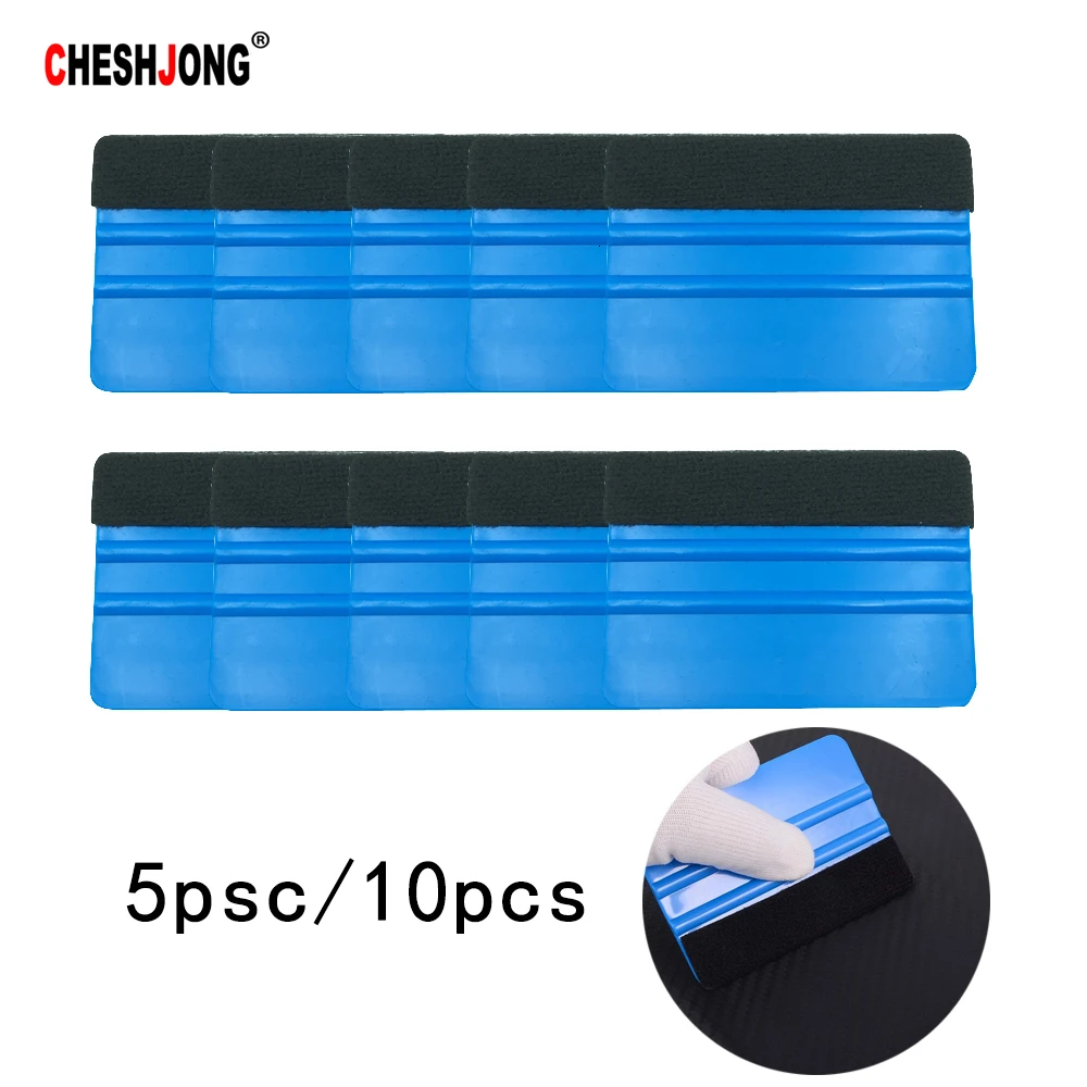 Cheshjong Car Styling Vinyl Wrap Film Auto Tools Blue Scraper Squeegee With Felt Edge Window Tint Tool Accessories 5/10PCS
Cheshjong Car Styling Vinyl Wrap Film Auto Tools Blue Scraper Squeegee With Felt Edge Window Tint Tool Accessories 5/10PCS