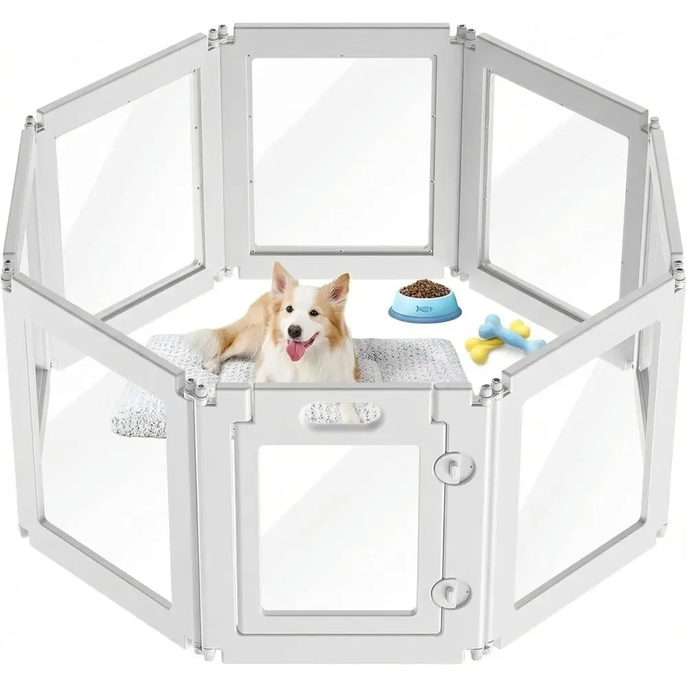 8Pcs ree Angle Plastic Dog Playpen, 23.6“ H All-in-One Assemble Playpen Divider, Durable Saety Play Pen Indo, Puppy, Cat, Small
8Pcs ree Angle Plastic Dog Playpen, 23.6“ H All-in-One Assemble Playpen Divider, Durable Saety Play Pen Indo, Puppy, Cat, Small