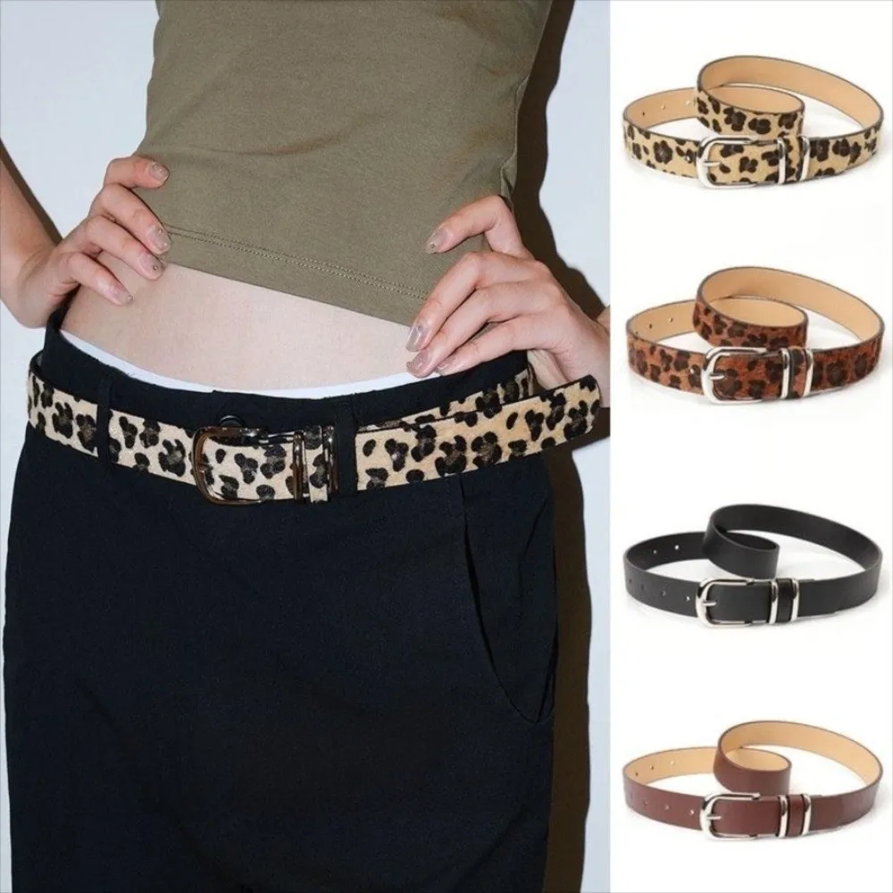 Retro Plush Leopard Print Belt Y2K Hip-hop PU Leather Waist Belt Harajuku Metal Buckle Waistband Female/Girls
Retro Plush Leopard Print Belt Y2K Hip-hop PU Leather Waist Belt Harajuku Metal Buckle Waistband Female/Girls