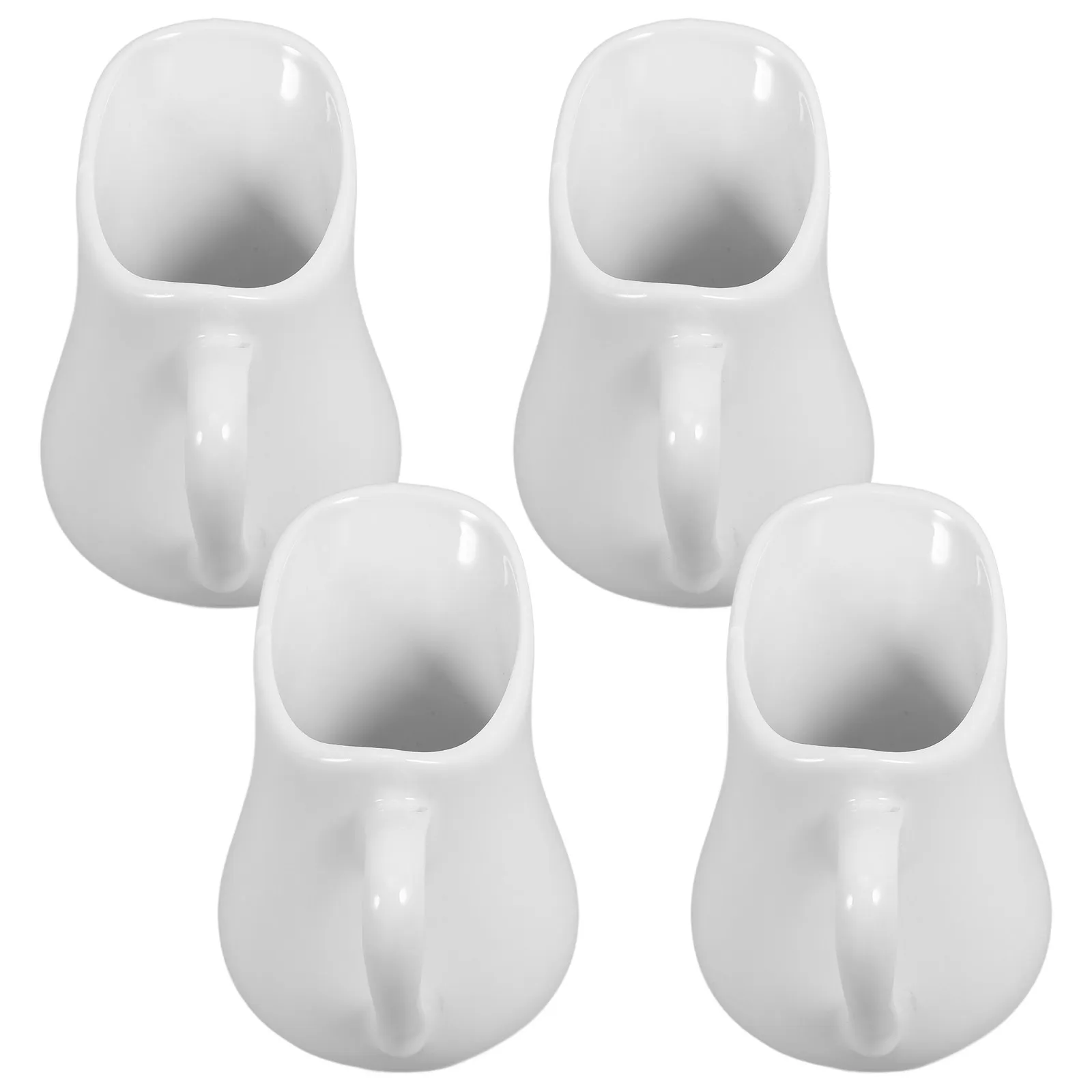4Pcs Mini Ceramic Milk Pitcher Coffee Creamer Pitcher for Latte Art Syrup Sauce Dipping Container Small Gravy Kettle Elegant
4Pcs Mini Ceramic Milk Pitcher Coffee Creamer Pitcher for Latte Art Syrup Sauce Dipping Container Small Gravy Kettle Elegant