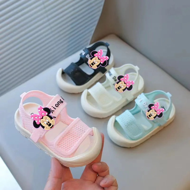 Disney minnie Toddler Shoes Home Outdoor Summer Baby Beach Shoes Boy Girls Mickey Mouse Kids Sandals Soft-Sole Mesh Non-Slip
Disney minnie Toddler Shoes Home Outdoor Summer Baby Beach Shoes Boy Girls Mickey Mouse Kids Sandals Soft-Sole Mesh Non-Slip