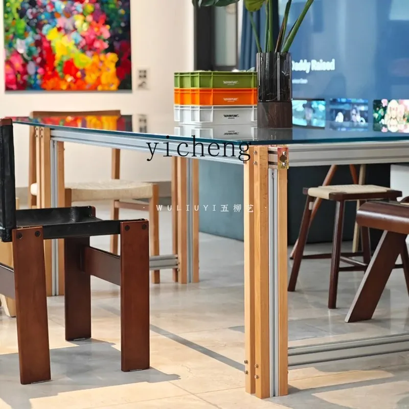 FY Tempered Glass Desk Aluminum Profile Office Computer Home Study Office Conference Table
FY Tempered Glass Desk Aluminum Profile Office Computer Home Study Office Conference Table
