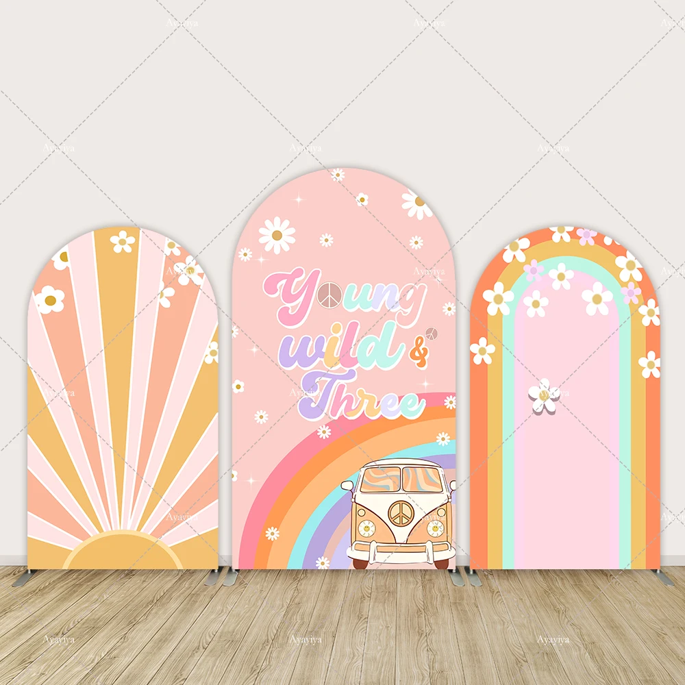 Groovy Birthday Decoration Customize Arch Backdrop for Stand Boho Rainbow Daisy Flowers Girls Baby Shower Photo Background Wall
Groovy Birthday Decoration Customize Arch Backdrop for Stand Boho Rainbow Daisy Flowers Girls Baby Shower Photo Background Wall