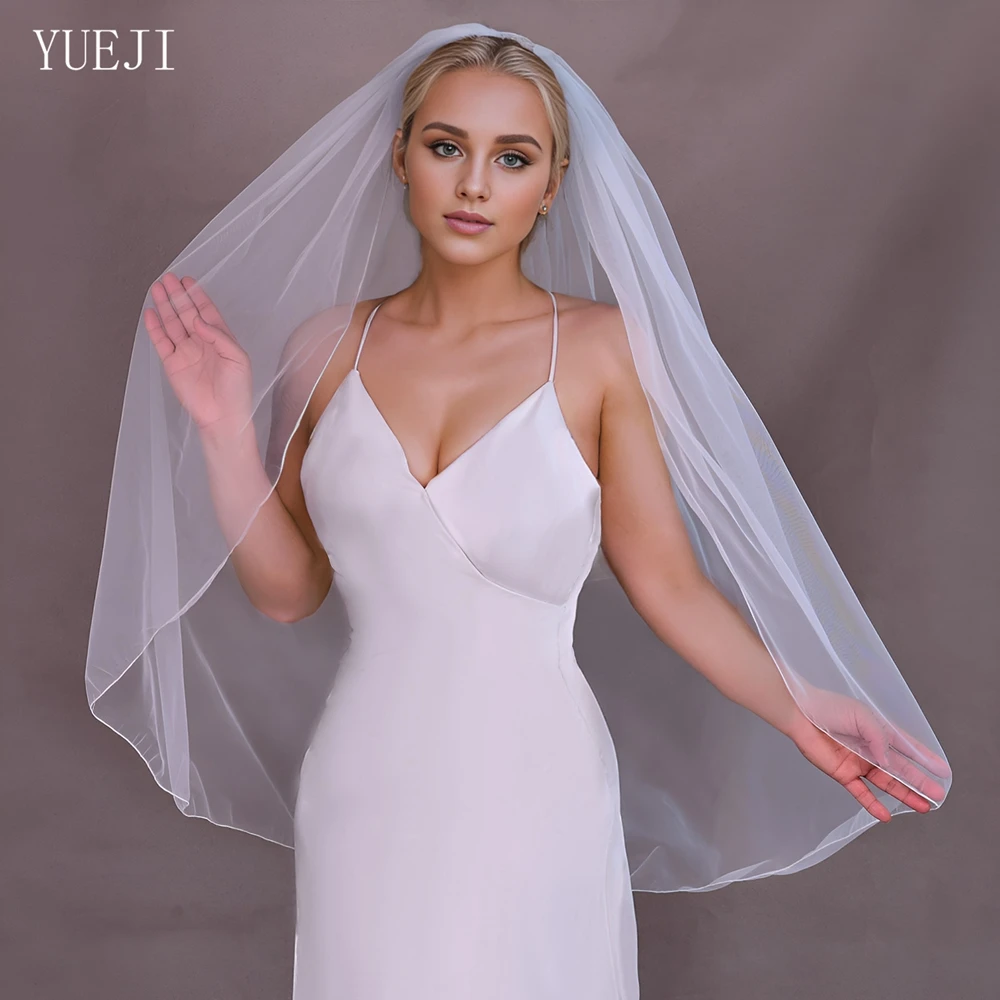 YUEJI Simple White Bridal Veil Ivory Single Layer Multi-Size Pencil Edge Wedding Bridal Accessory YJ14
YUEJI Simple White Bridal Veil Ivory Single Layer Multi-Size Pencil Edge Wedding Bridal Accessory YJ14