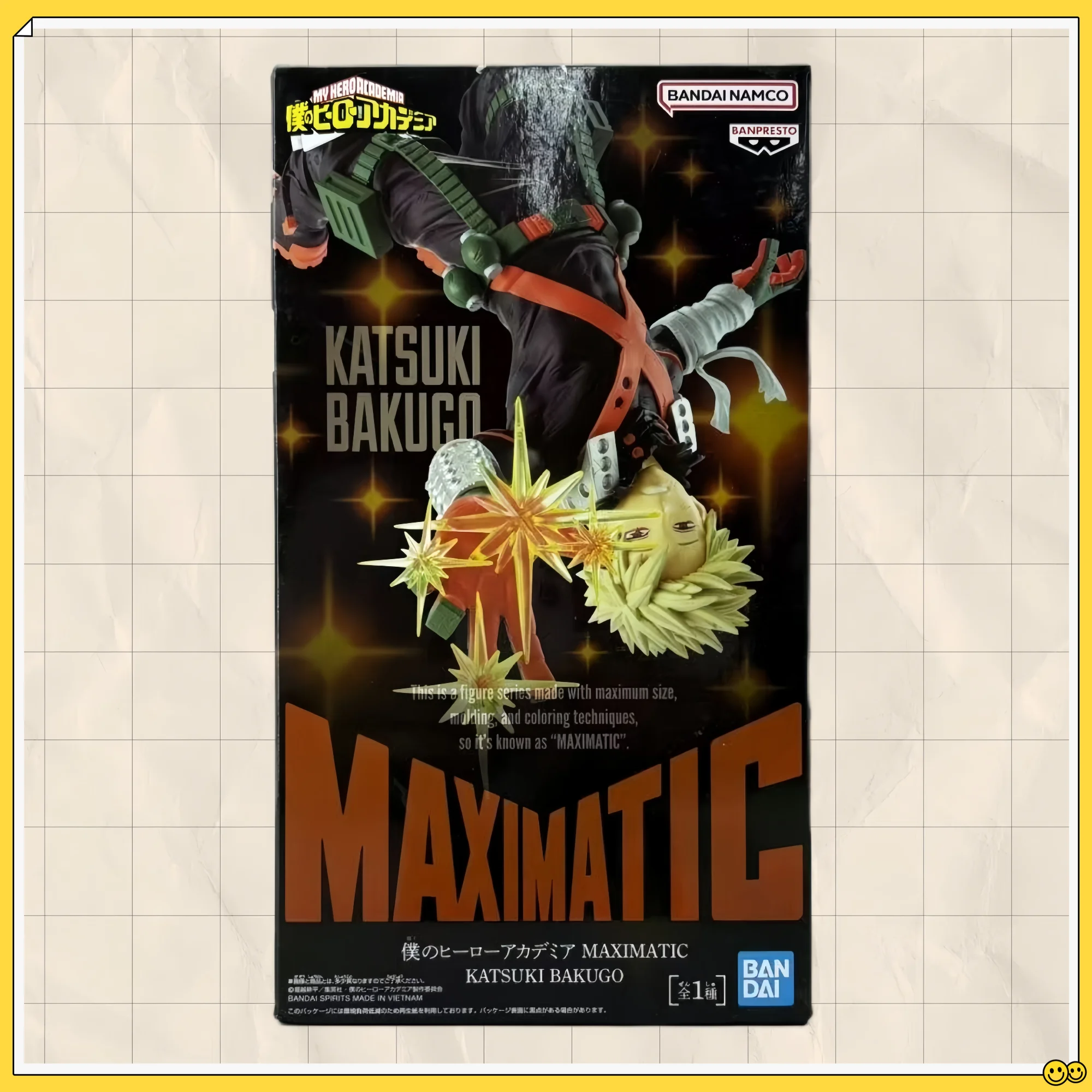 Bandai Banpresto My Hero Academia Bakugou Katsuki 17 см Maximatic Фигурка Combat Stance Новый Неоткрытый Коллекционный Подарок 
Bandai Banpresto My Hero Academia Bakugou Katsuki 17 см Maximatic Фигурка Combat Stance Новый Неоткрытый Коллекционный Подарок