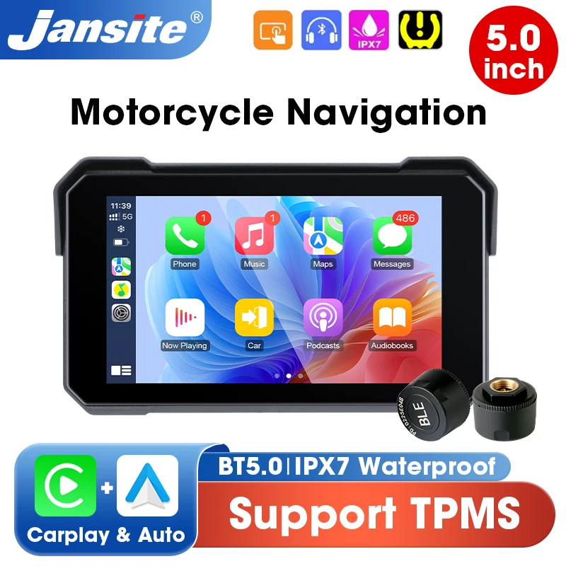 5 inch Motorcycle GPS Navigation Wireless Carplay Android Auto IP67 Waterproof Portable IPS Screen Bluetooth Moto Monitor
5 inch Motorcycle GPS Navigation Wireless Carplay Android Auto IP67 Waterproof Portable IPS Screen Bluetooth Moto Monitor