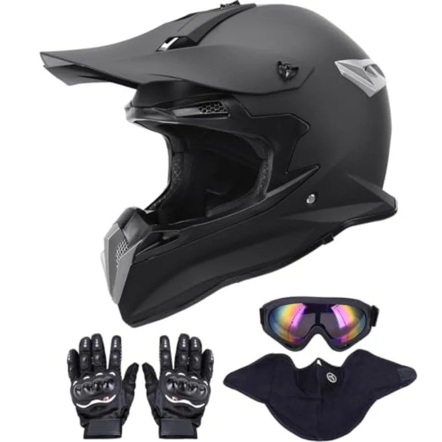Off-Road Motorcycle Helmet for Adult Unisex Use, ABS Plastic, Matte Black, DOT/FMVSS-218 Certified with Adjustable Sun Visor, G
Off-Road Motorcycle Helmet for Adult Unisex Use, ABS Plastic, Matte Black, DOT/FMVSS-218 Certified with Adjustable Sun Visor, G