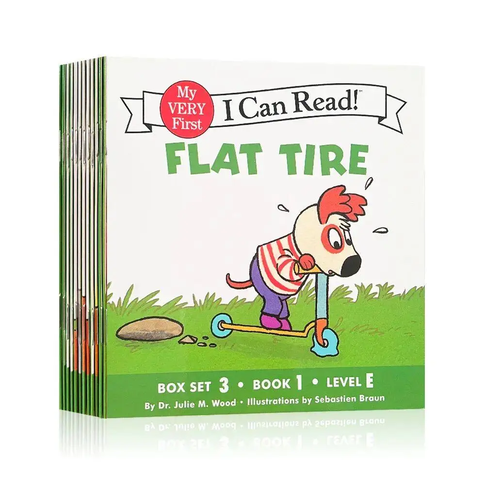 12 Books Set I Can Read Flat Tire Series, Mini Portable English Picture Books,Kids Story Books, Early Reading Training Materials
12 Books Set I Can Read Flat Tire Series, Mini Portable English Picture Books,Kids Story Books, Early Reading Training Materials