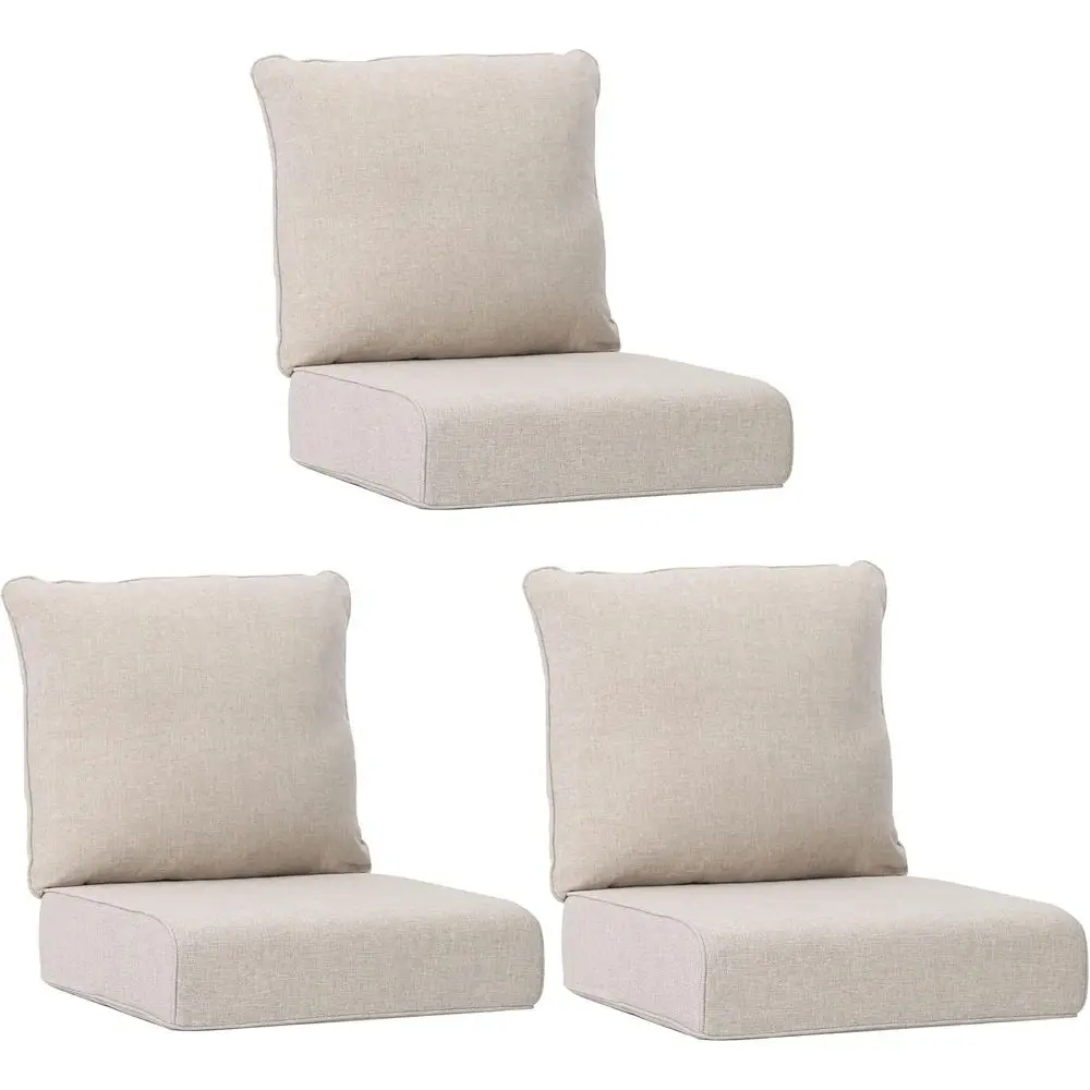 24x24 Inch Outdoor Patio Chair Cushions, 6 Thick, Water and Fade Resistant Replacement Cushions for Seat and Sofa
24x24 Inch Outdoor Patio Chair Cushions, 6 Thick, Water and Fade Resistant Replacement Cushions for Seat and Sofa