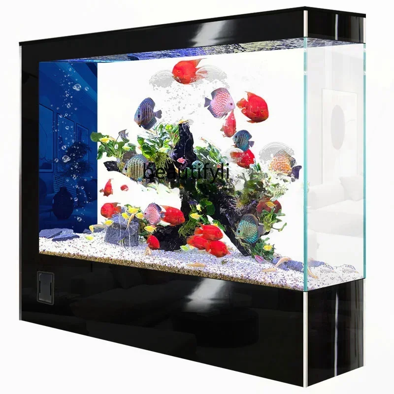 Smart Living Room New Partition Household Medium and Large Water-Free Super White Glass Aquarium
Smart Living Room New Partition Household Medium and Large Water-Free Super White Glass Aquarium