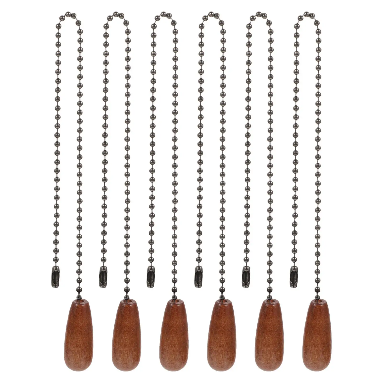 6Pcs Wood Ceiling Fan Pull Chain Decorative Pendant Vintage Beaded Extension Chain for Home Bedroom Living Room Light Fixture
6Pcs Wood Ceiling Fan Pull Chain Decorative Pendant Vintage Beaded Extension Chain for Home Bedroom Living Room Light Fixture