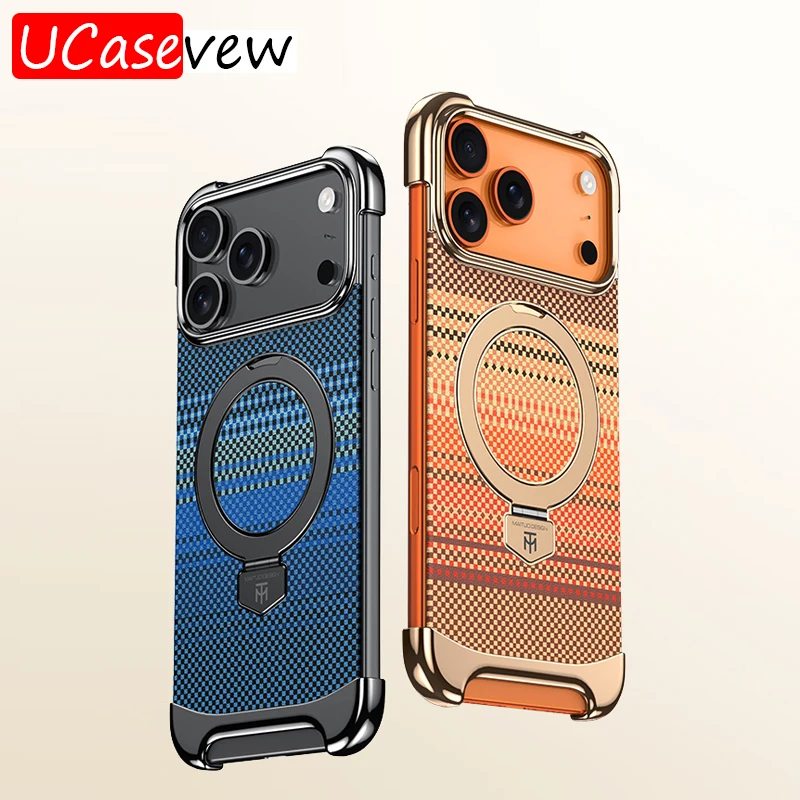For Apple iPhone 17 17 Pro 16 15 14 13 12ProMax 17 Air Carbon Fiber Texture Frameless Magnetic Stand Anti-Fingerprint Phone Case
For Apple iPhone 17 17 Pro 16 15 14 13 12ProMax 17 Air Carbon Fiber Texture Frameless Magnetic Stand Anti-Fingerprint Phone Case