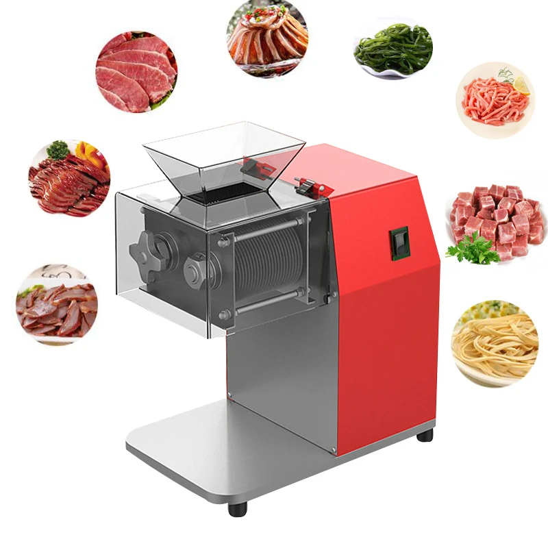 Automatic Meat Slicer With Stainless Steel Knife Group Detachable Electric Meat Cutting Machine For Slicing Shredding Diced Meat
Automatic Meat Slicer With Stainless Steel Knife Group Detachable Electric Meat Cutting Machine For Slicing Shredding Diced Meat