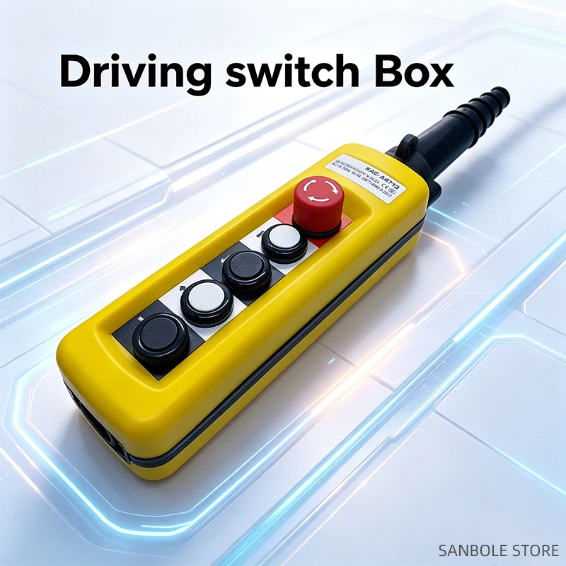 5P Waterproof Handheld Hoist Push Button Driving Switch Emergency Stop Up/Down Control Box Crane Accessories
5P Waterproof Handheld Hoist Push Button Driving Switch Emergency Stop Up/Down Control Box Crane Accessories