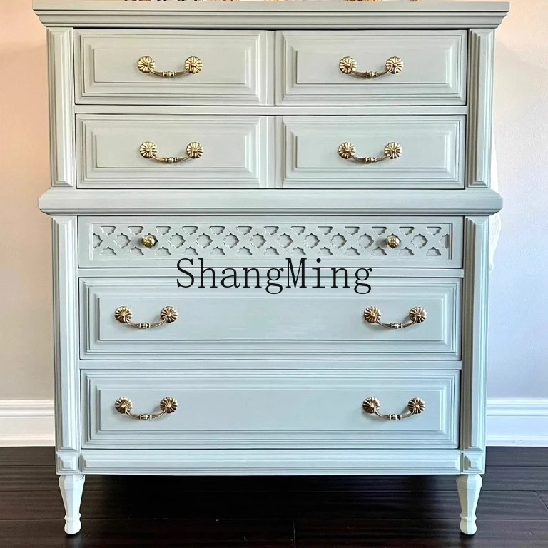 SM pastoral solid wood chest cabinet living room home carved cabinet retro bedroom clothing storage high chest cabinet
SM pastoral solid wood chest cabinet living room home carved cabinet retro bedroom clothing storage high chest cabinet