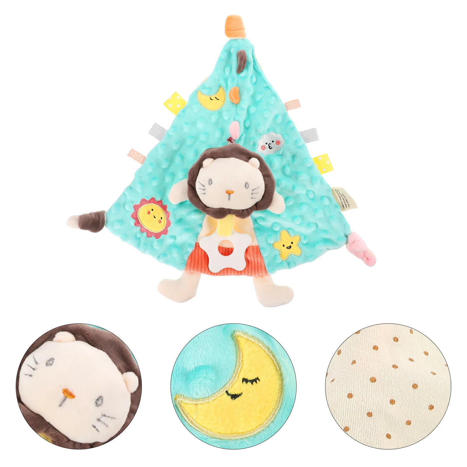 1Pcs Lion Triangle Baby Appeasing Saliva Towel Newborn Comfort Nap Teething Chewing Soft Skin Friendly Infant Soothing Washable
1Pcs Lion Triangle Baby Appeasing Saliva Towel Newborn Comfort Nap Teething Chewing Soft Skin Friendly Infant Soothing Washable