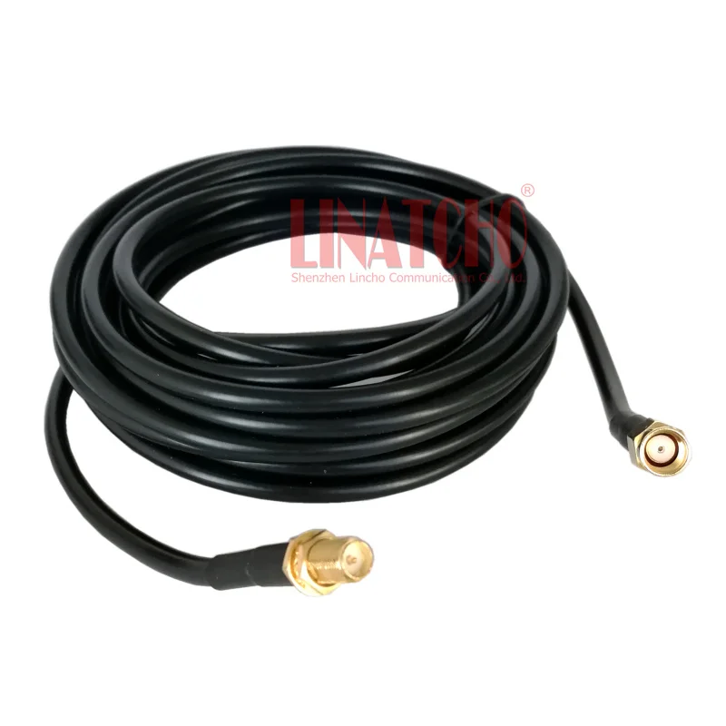 5 Meters RG58U WIFI 2.4GHz Router Antenna RP SMA Female to RP SMA Male Connectors Extension Cable
5 Meters RG58U WIFI 2.4GHz Router Antenna RP SMA Female to RP SMA Male Connectors Extension Cable