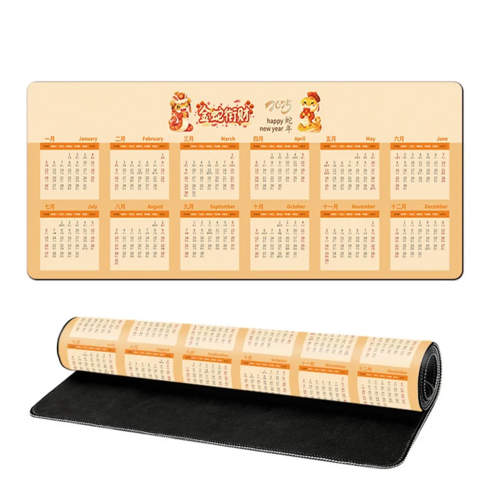Creative 2025 Calendar Mouse Pad Smooth Stitched Edge Gaming Mouse Pad Thickened Large Size Keyboard Mats Workers/Students
Creative 2025 Calendar Mouse Pad Smooth Stitched Edge Gaming Mouse Pad Thickened Large Size Keyboard Mats Workers/Students