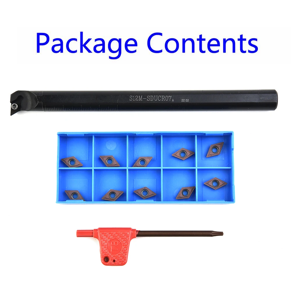 1 комплект S12M-SDUCR07 12 мм токарный станок, расточная оправка, держатель токарного инструмента + твердосплавная вставка DCMT0702, 12 мм для деталей инструментов для получистовой обработки
1 комплект S12M-SDUCR07 12 мм токарный станок, расточная оправка, держатель токарного инструмента + твердосплавная вставка DCMT0702, 12 мм для деталей инструментов для получистовой обработки