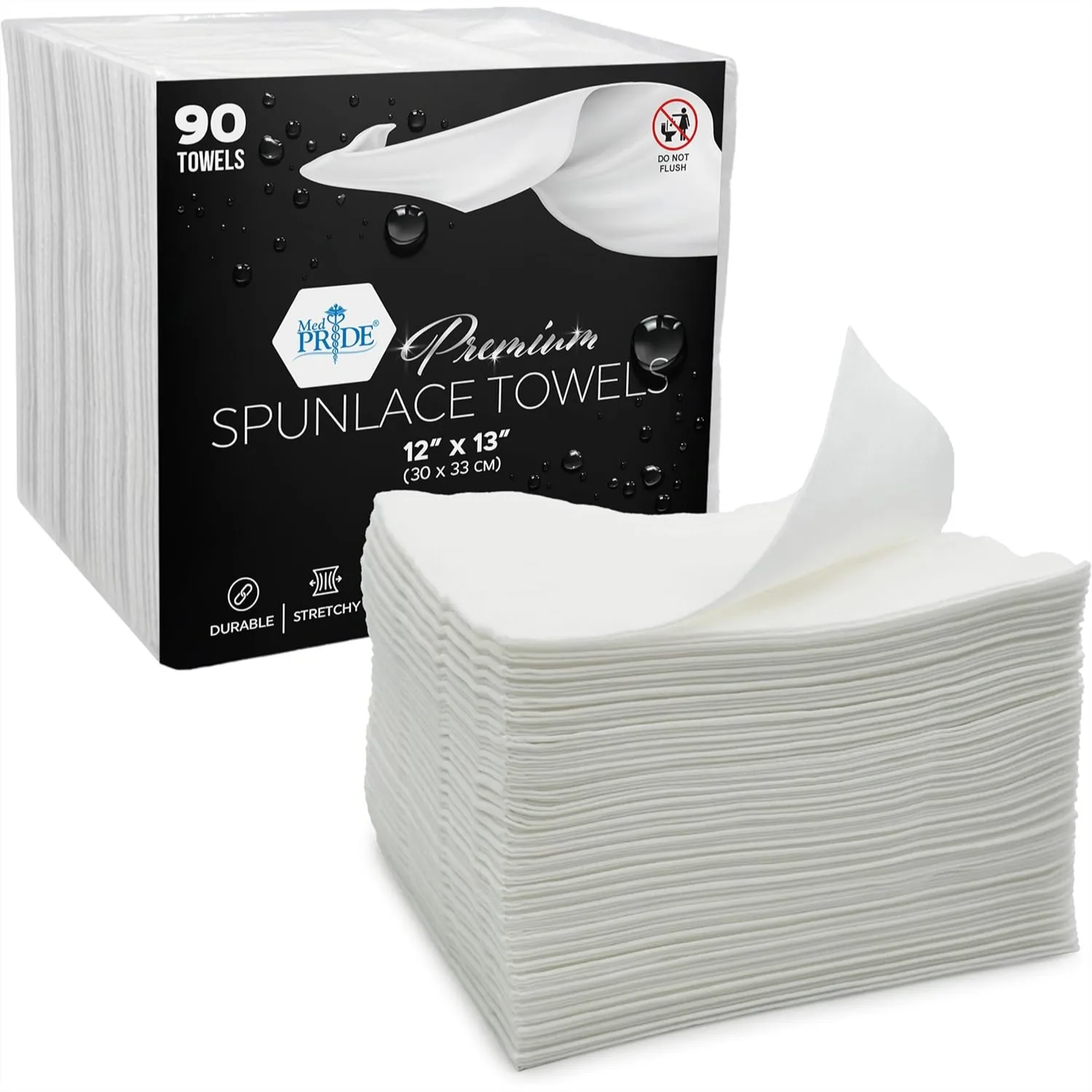 Ultra Soft Spunlace Towels, 90 Count 12x13 in, Disposable Multipurpose Wipes, Lint-Free Stretchy & Absorbent for Cleaning and
Ultra Soft Spunlace Towels, 90 Count 12x13 in, Disposable Multipurpose Wipes, Lint-Free Stretchy & Absorbent for Cleaning and