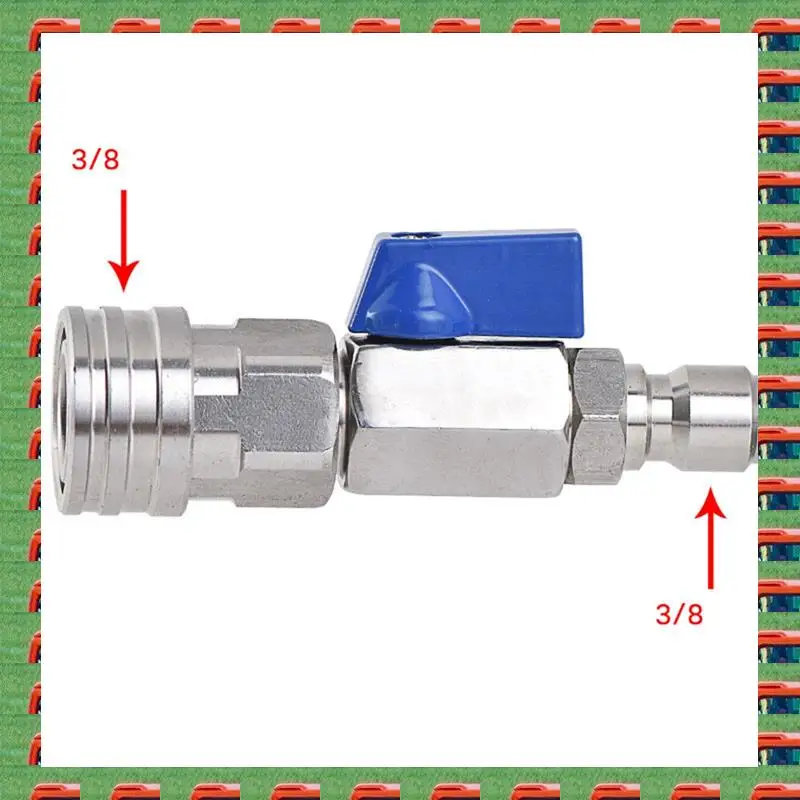 1 шт. комплект шаровых кранов для мойки высокого давления 3/8 NPT, быстрый разъем 4500 фунтов на квадратный дюйм, серебристый и синий металл для шланга для мойки высокого давления
1 шт. комплект шаровых кранов для мойки высокого давления 3/8 NPT, быстрый разъем 4500 фунтов на квадратный дюйм, серебристый и синий металл для шланга для мойки высокого давления