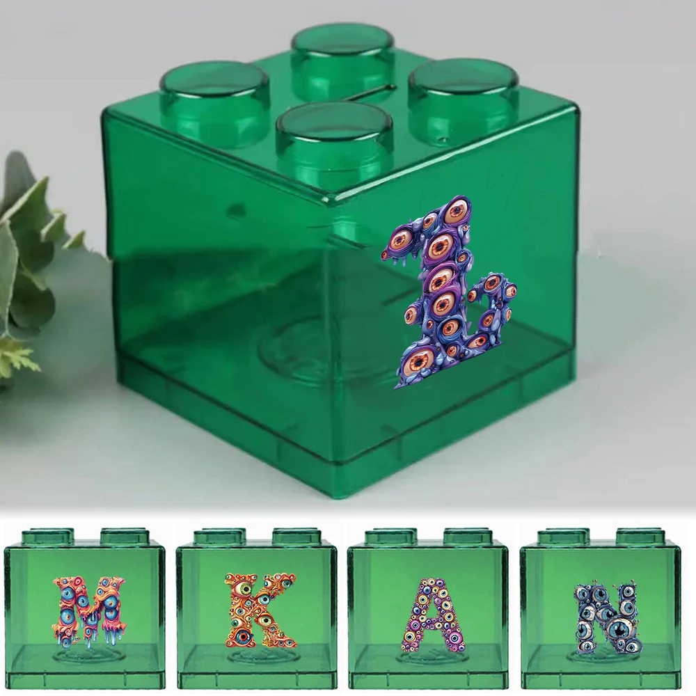 Plastic Coin Storage Case Portable Building Block Money Box Eyelets Initial Name 26 Letters Pattern
Plastic Coin Storage Case Portable Building Block Money Box Eyelets Initial Name 26 Letters Pattern