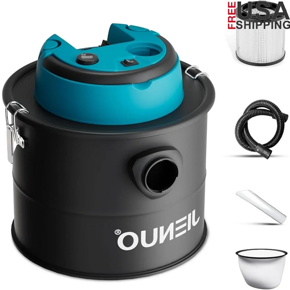 Cordless Ash Vacuum Cleaner Compatible with 18V Battery Portable Ash Vac with HEPA Filter Dust Shake Function Metal Hose
Cordless Ash Vacuum Cleaner Compatible with 18V Battery Portable Ash Vac with HEPA Filter Dust Shake Function Metal Hose