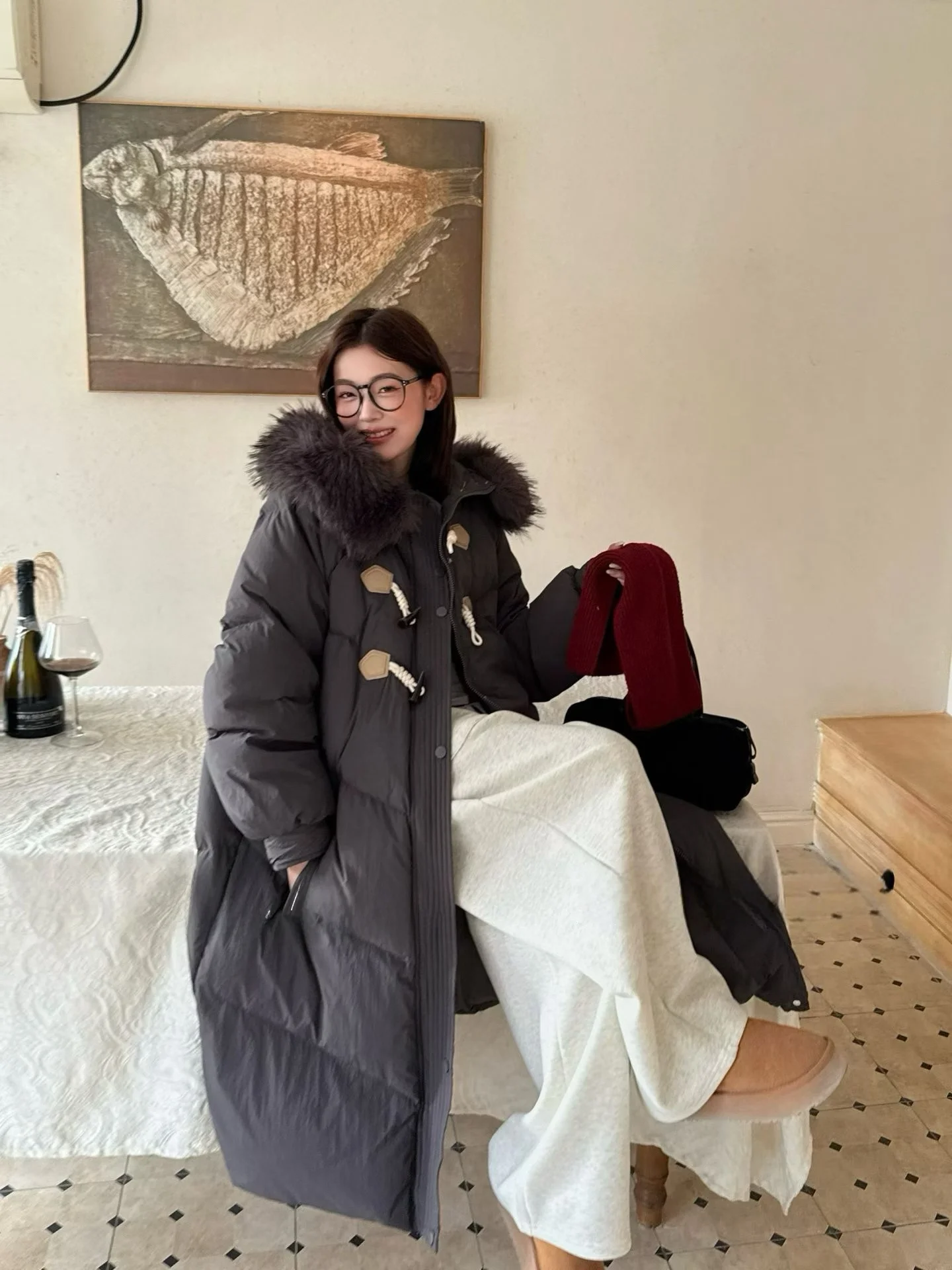 Long plus Size Women's down Jaet Loose Fitting Flattering for up to 200 Pou Autumn Winter Casual Sle Zipper Closure
Long plus Size Women's down Jaet Loose Fitting Flattering for up to 200 Pou Autumn Winter Casual Sle Zipper Closure