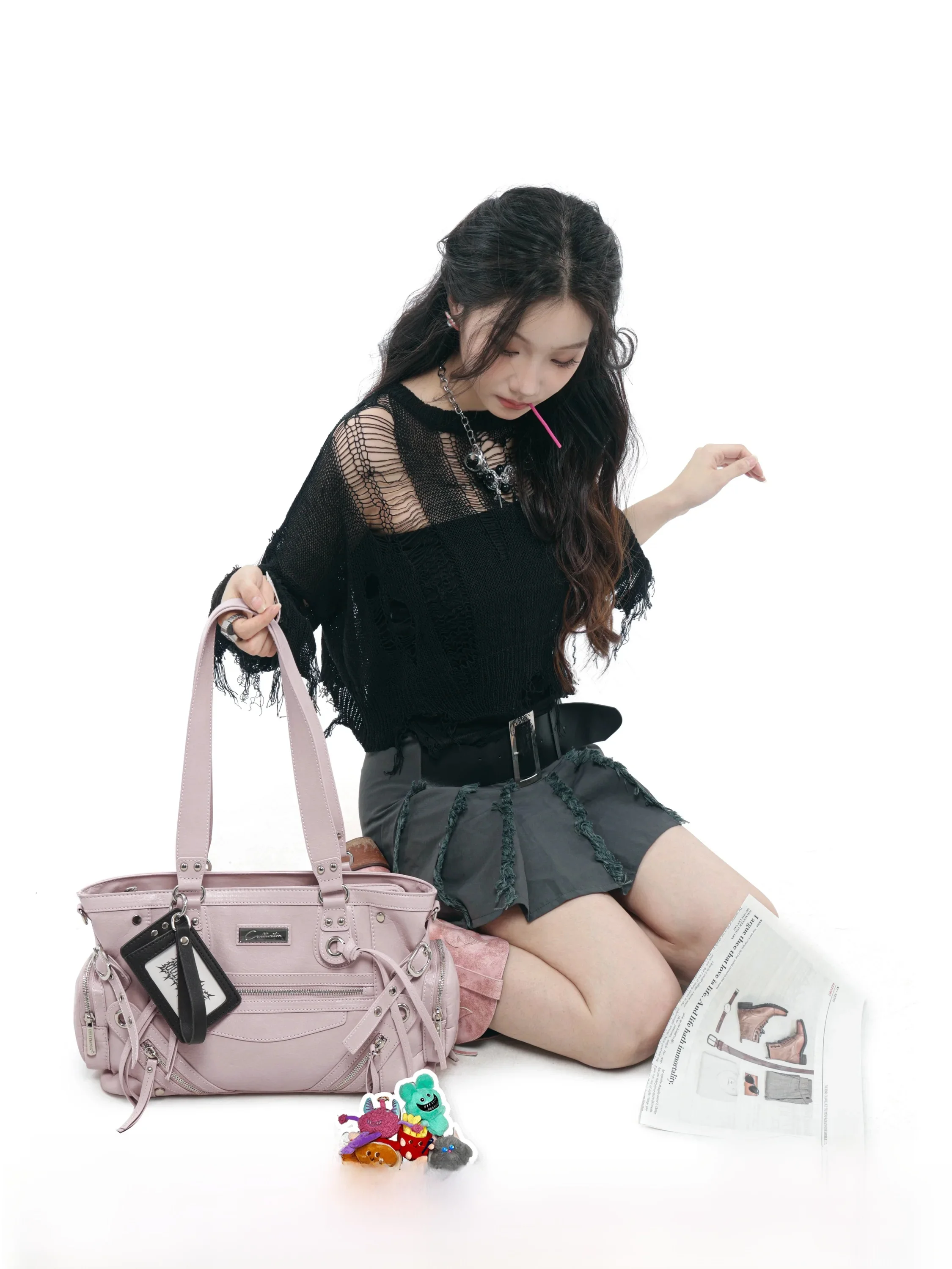 Millennium Korean Style Large Capacity Motorcycle Bag Cultivator Original Design Handbag Shoulder Bag Crossbody Bag for Women
Millennium Korean Style Large Capacity Motorcycle Bag Cultivator Original Design Handbag Shoulder Bag Crossbody Bag for Women