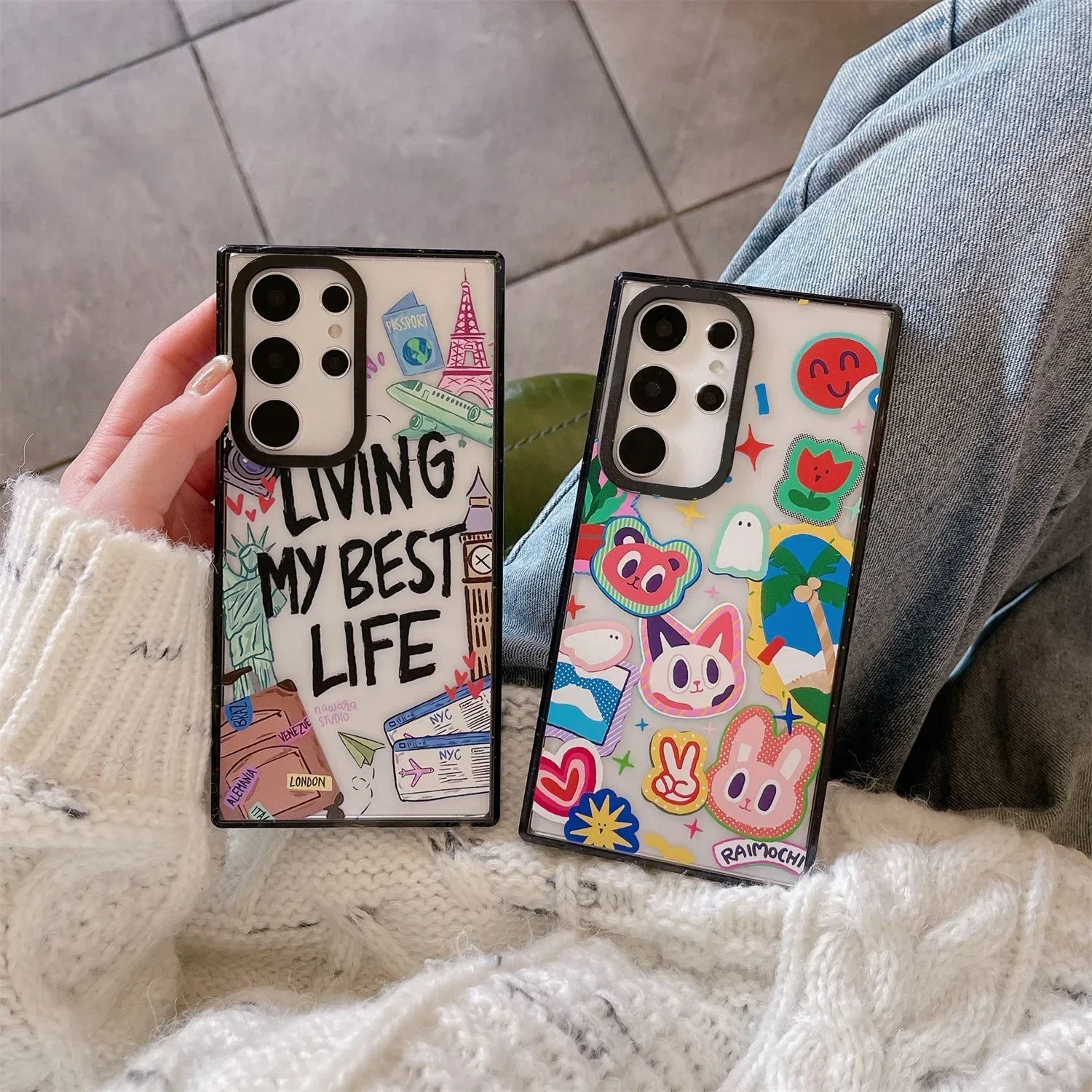 Travel Life Acrylic Black Border Case for Samsung Galaxy S22 S23 S24 Ultra S22+ S23+ S24 Plus Cover Protective Shell
Travel Life Acrylic Black Border Case for Samsung Galaxy S22 S23 S24 Ultra S22+ S23+ S24 Plus Cover Protective Shell