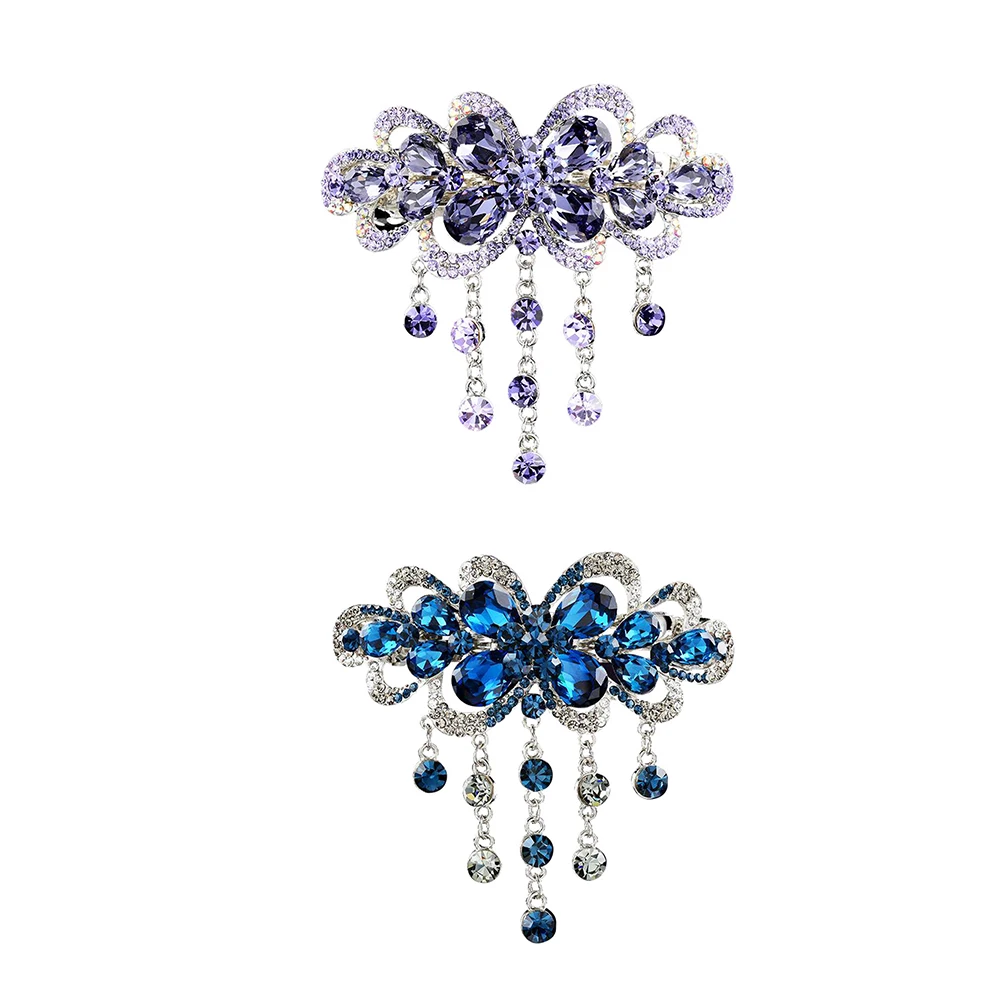 2 Pcs Rhinestone Hair Clip Shiny Tassel Spring Barrette Large Size Retro Women Party Wedding Accessories Hair Decor
2 Pcs Rhinestone Hair Clip Shiny Tassel Spring Barrette Large Size Retro Women Party Wedding Accessories Hair Decor