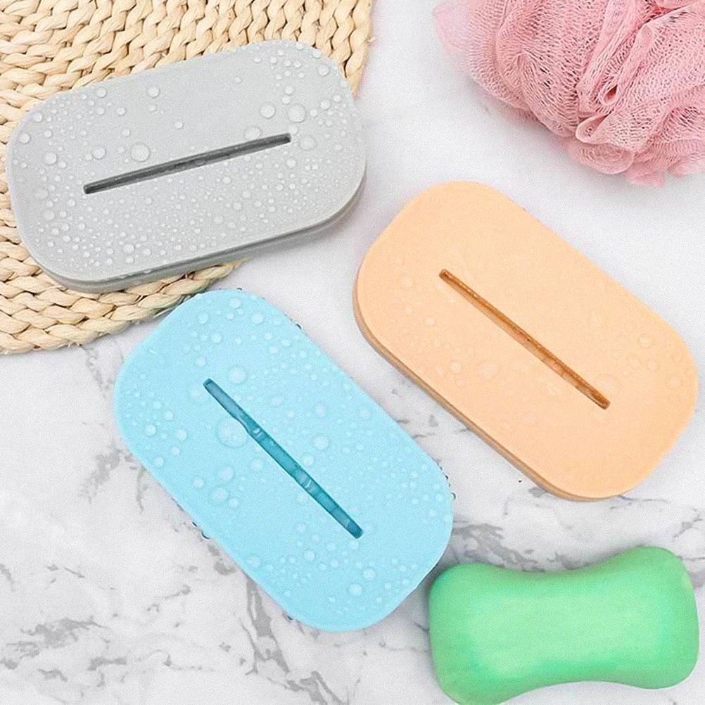 4pcs Soap Dish Holder PP Material Bathroom Kitchen Travel Case Lightweight Compact Design Drain Fast Save Soap Small
4pcs Soap Dish Holder PP Material Bathroom Kitchen Travel Case Lightweight Compact Design Drain Fast Save Soap Small