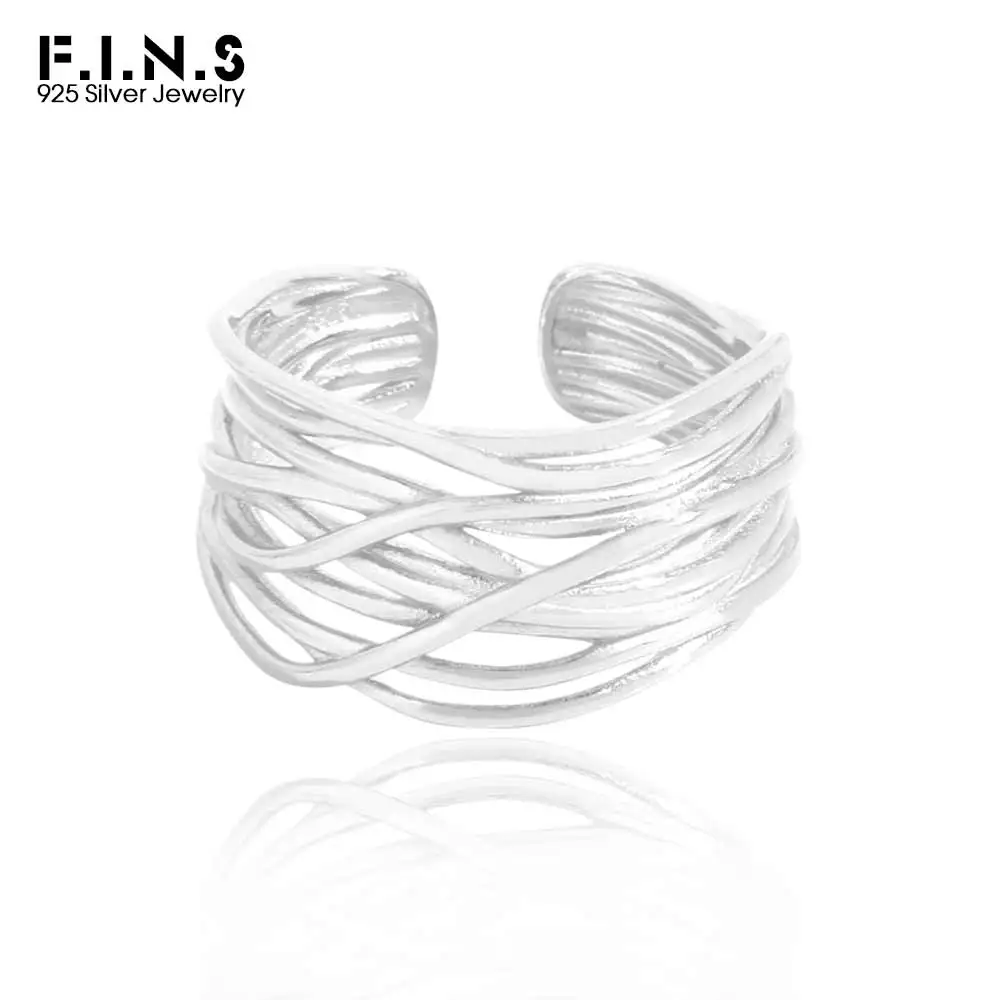 F.I.N.S настоящее серебро S925, нерегулярные кольца из ротанга, текстура, намоточные линии, полые широкие пальцы, ювелирные изделия, модные изысканные подарки
F.I.N.S настоящее серебро S925, нерегулярные кольца из ротанга, текстура, намоточные линии, полые широкие пальцы, ювелирные изделия, модные изысканные подарки